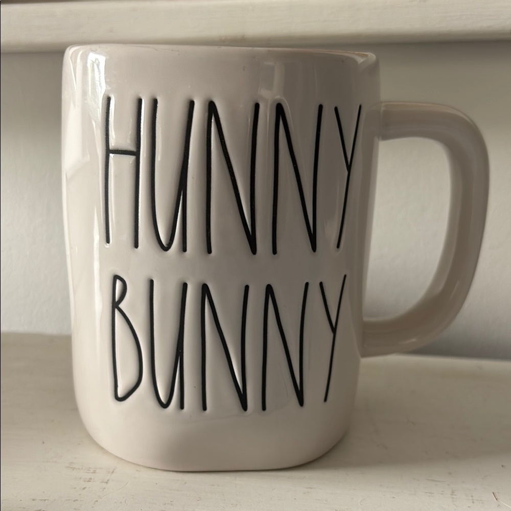 Rae Dunn White Hunny Bunny Coffee Mug